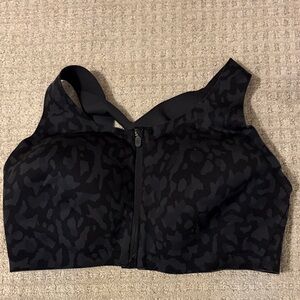 Lululemon Black animal print  Sports Bra